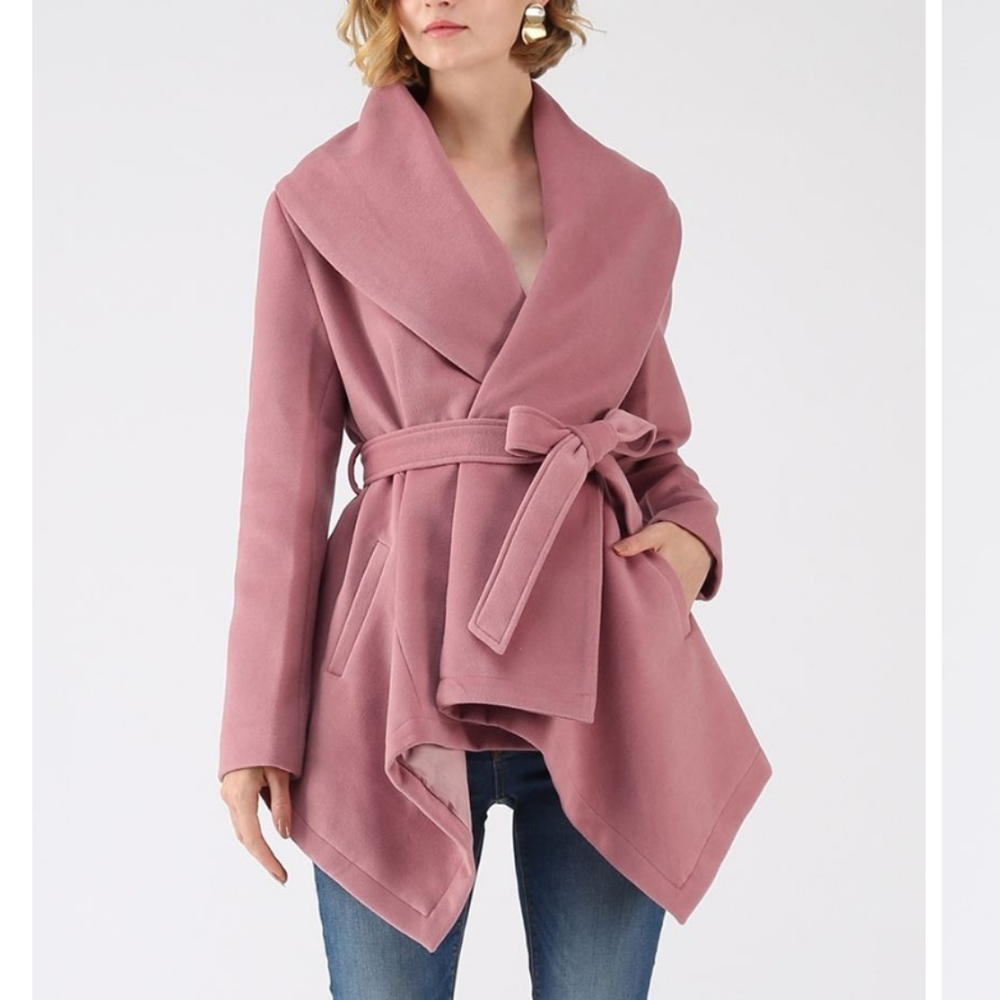 NWT Chicwish Rabato Coat Beige